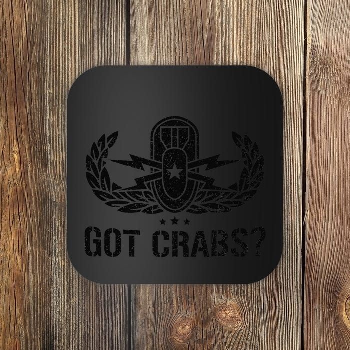 Funny Eod Tech Got Crabs Explosive Ordnance Disposal Coaster