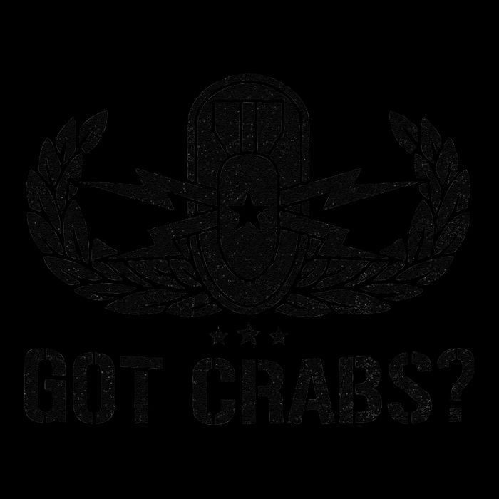 Funny Eod Tech Got Crabs Explosive Ordnance Disposal Wool Snapback Cap