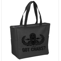 Funny Eod Tech Got Crabs Explosive Ordnance Disposal Zip Tote Bag