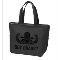 Funny Eod Tech Got Crabs Explosive Ordnance Disposal Zip Tote Bag
