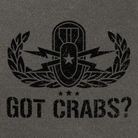 Funny Eod Tech Got Crabs Explosive Ordnance Disposal Cotton Canvas Backpack