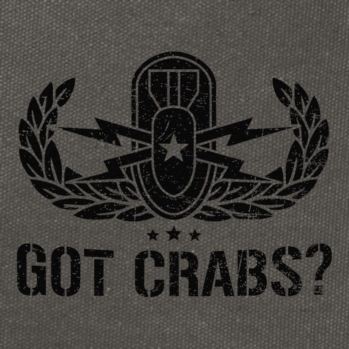 Funny Eod Tech Got Crabs Explosive Ordnance Disposal Cotton Canvas Backpack