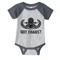 Funny Eod Tech Got Crabs Explosive Ordnance Disposal Infant Baby Jersey Bodysuit