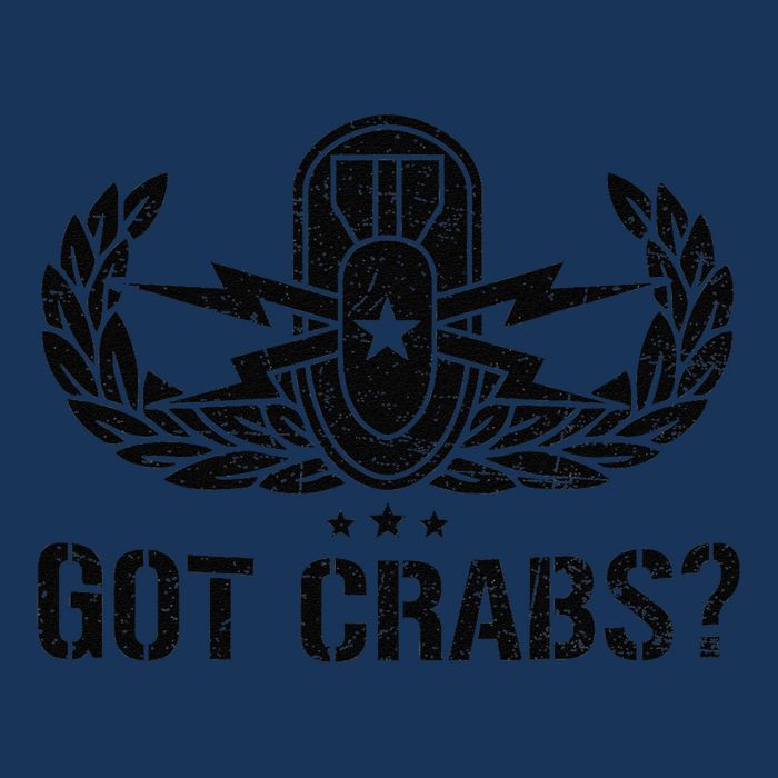 Funny Eod Tech Got Crabs Explosive Ordnance Disposal Infant Baby Jersey Bodysuit