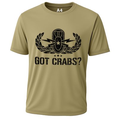 Funny Eod Tech Got Crabs Explosive Ordnance Disposal Performance Shirt