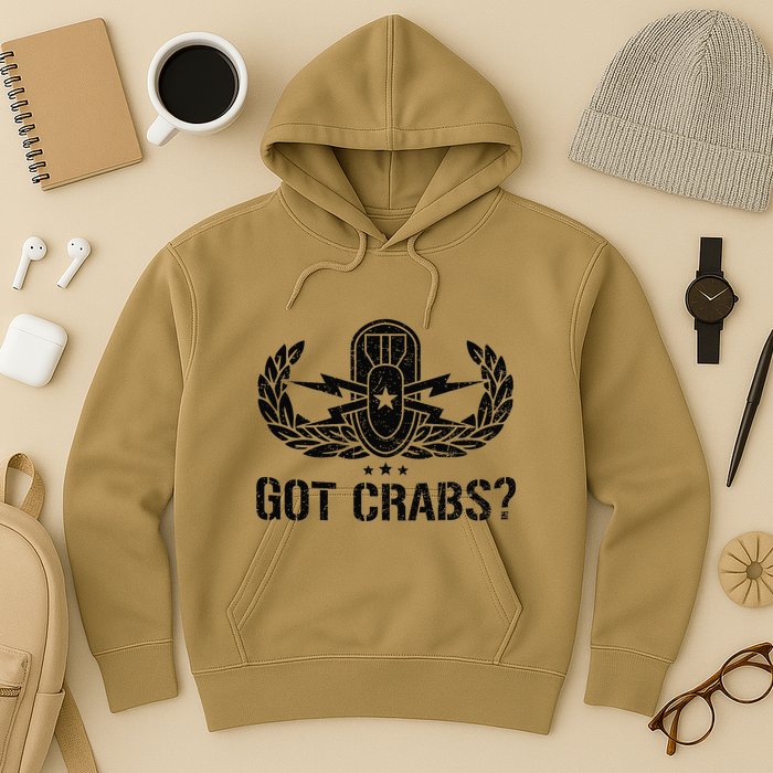 Funny Eod Tech Got Crabs Explosive Ordnance Disposal Hoodie