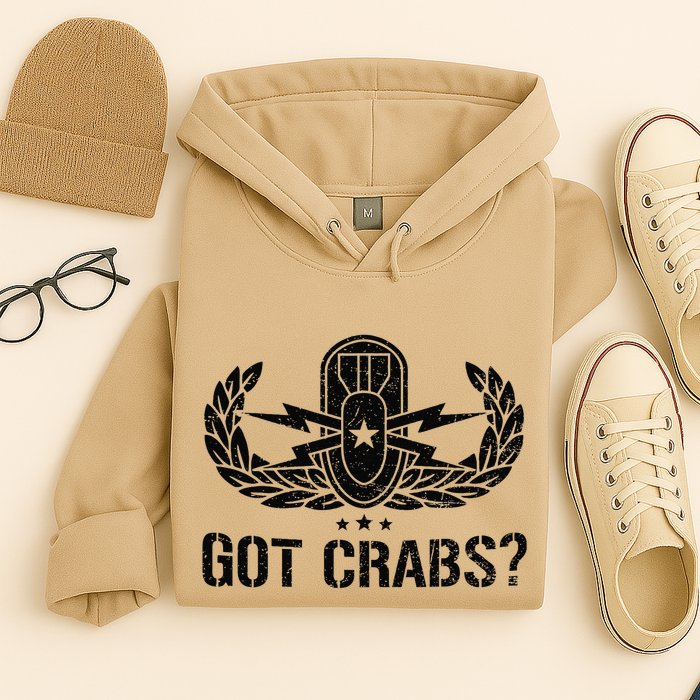 Funny Eod Tech Got Crabs Explosive Ordnance Disposal Hoodie
