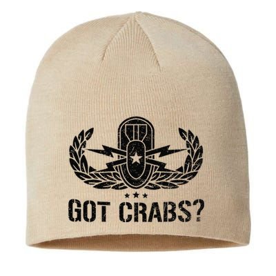Funny Eod Tech Got Crabs Explosive Ordnance Disposal Sustainable Beanie