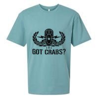Funny Eod Tech Got Crabs Explosive Ordnance Disposal Sueded Cloud Jersey T-Shirt
