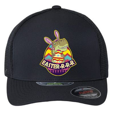 Funny EasterRRR TRex Dinosaur Flexfit Unipanel Trucker Cap