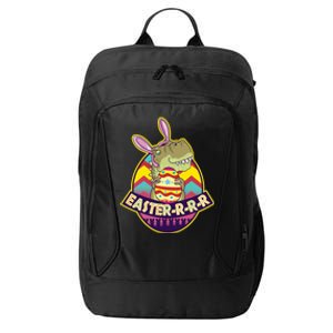 Funny EasterRRR TRex Dinosaur City Backpack