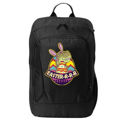 Funny EasterRRR TRex Dinosaur City Backpack