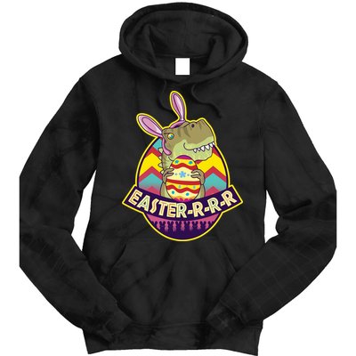 Funny EasterRRR TRex Dinosaur Tie Dye Hoodie