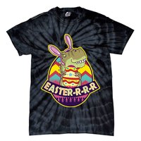 Funny EasterRRR TRex Dinosaur Tie-Dye T-Shirt
