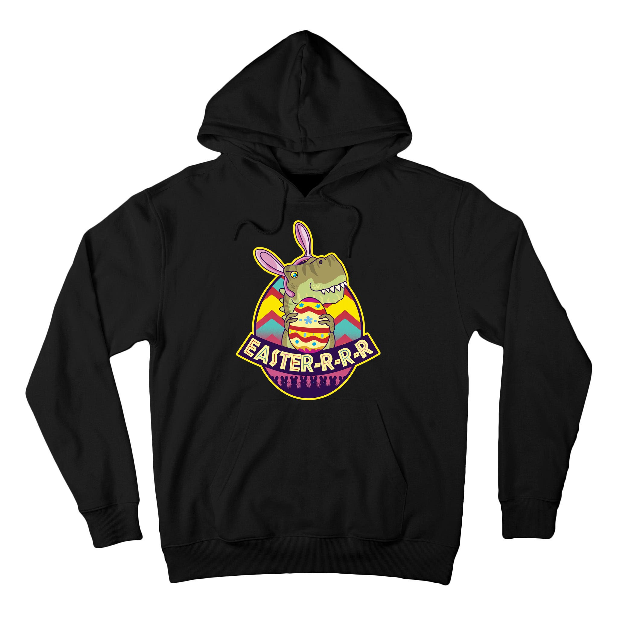Funny EasterRRR TRex Dinosaur Tall Hoodie