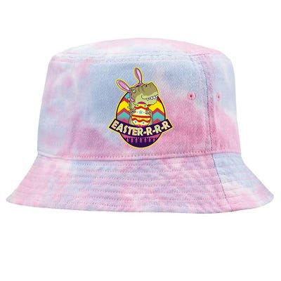 Funny EasterRRR TRex Dinosaur Tie-Dyed Bucket Hat