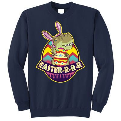 Funny EasterRRR TRex Dinosaur Tall Sweatshirt