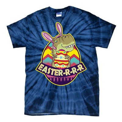 Funny EasterRRR TRex Dinosaur Tie-Dye T-Shirt