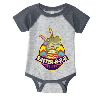 Funny EasterRRR TRex Dinosaur Infant Baby Jersey Bodysuit