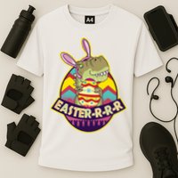 Funny EasterRRR TRex Dinosaur Cooling Performance Crew T-Shirt