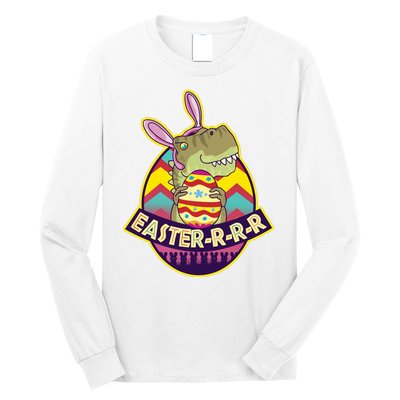 Funny EasterRRR TRex Dinosaur Long Sleeve Shirt