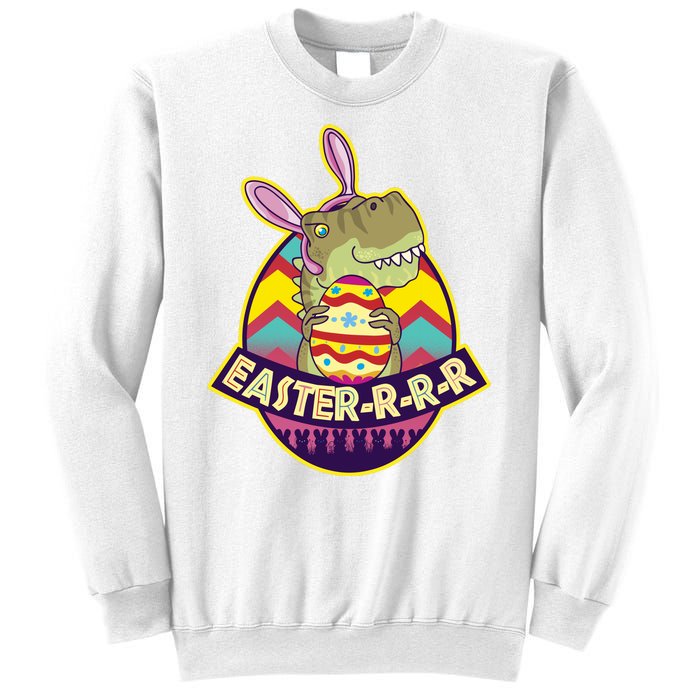 Funny EasterRRR TRex Dinosaur Sweatshirt