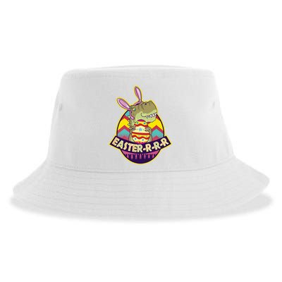 Funny EasterRRR TRex Dinosaur Sustainable Bucket Hat