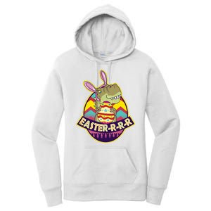 Funny EasterRRR TRex Dinosaur Women's Pullover Hoodie