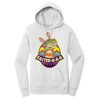 Funny EasterRRR TRex Dinosaur Women's Pullover Hoodie