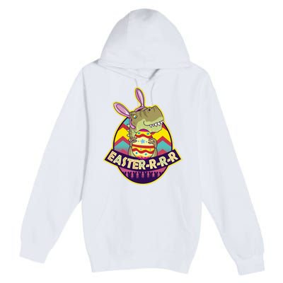 Funny EasterRRR TRex Dinosaur Premium Pullover Hoodie