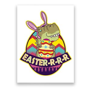 Funny EasterRRR TRex Dinosaur Poster