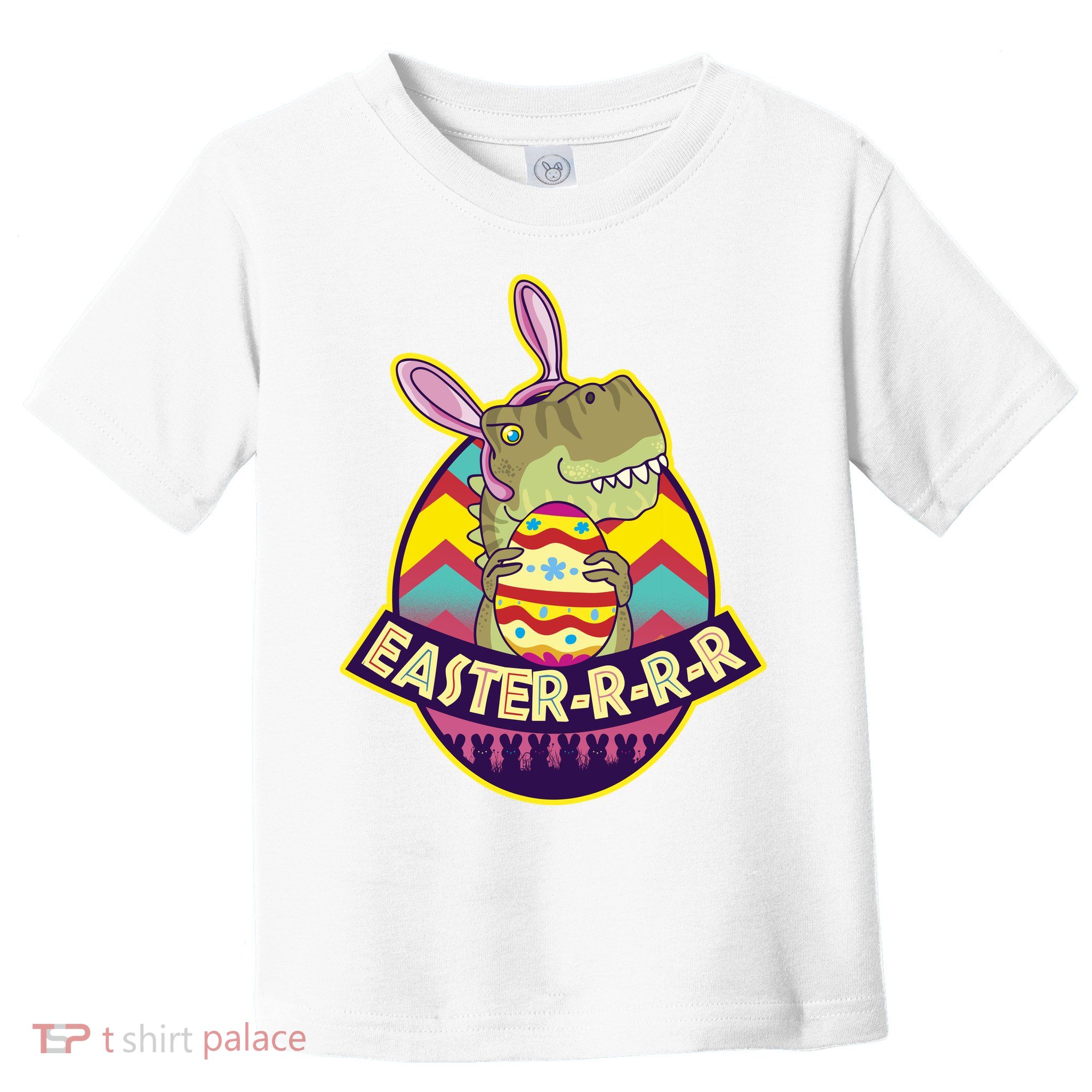 Funny EasterRRR TRex Dinosaur Toddler T-Shirt