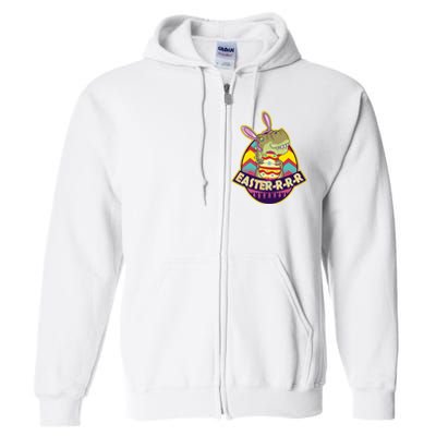 Funny EasterRRR TRex Dinosaur Full Zip Hoodie