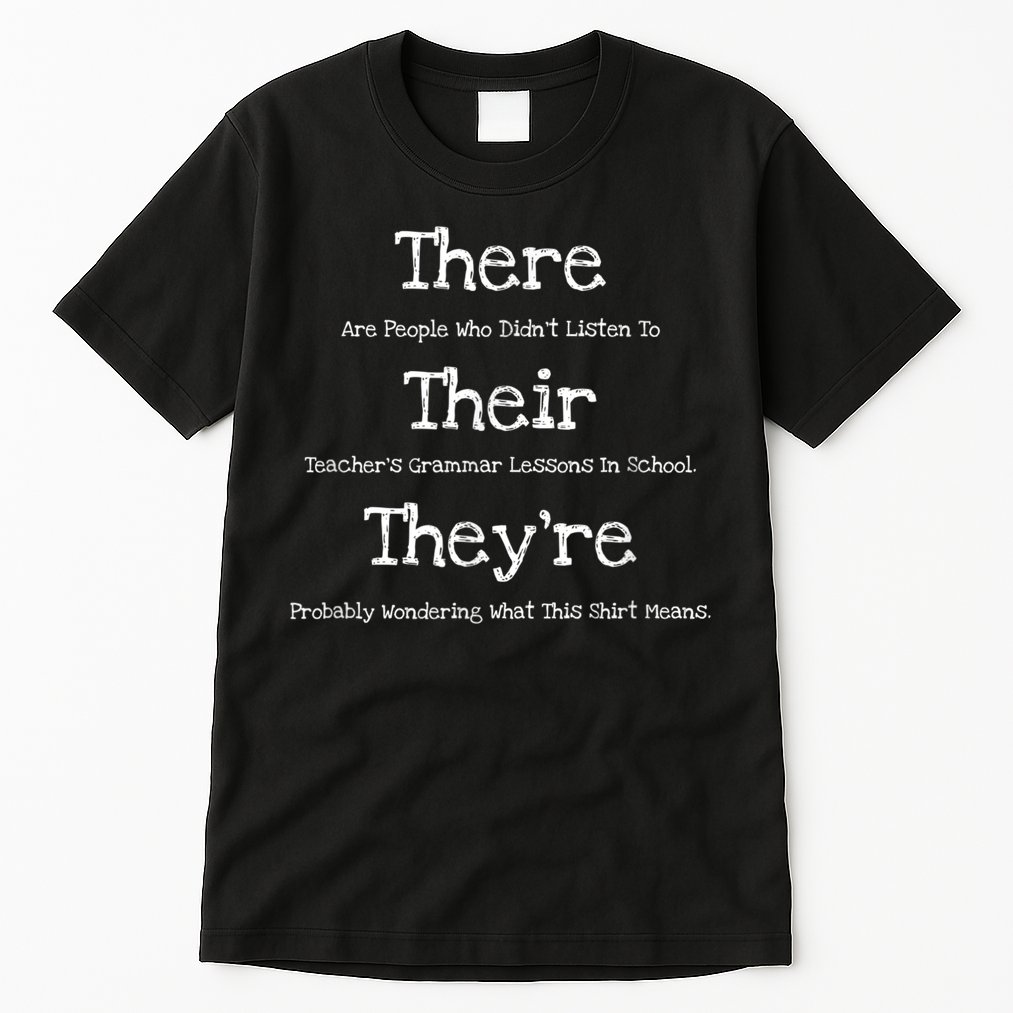 Funny English Teacher Grammar Police Tall T-Shirt