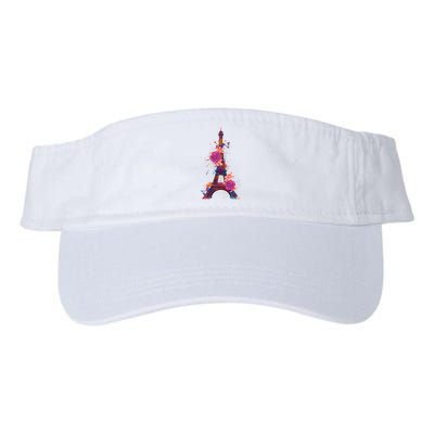 Floral Eiffel Tower Paris Visor