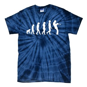 Funny Evolution Trumpet Player Music Band Musician Jazz Gift Tie-Dye T-Shirt