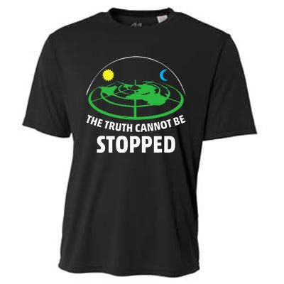 Flat Earther The Truth Cannot Be Stopped Cooling Performance Crew T-Shirt