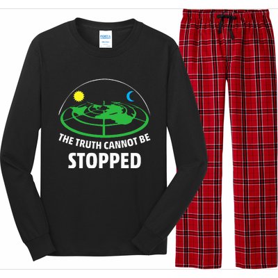 Flat Earther The Truth Cannot Be Stopped Long Sleeve Pajama Set