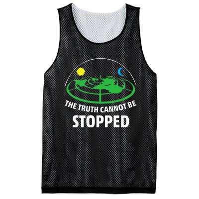 Flat Earther The Truth Cannot Be Stopped Mesh Reversible Basketball Jersey Tank