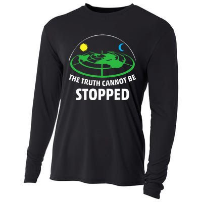 Flat Earther The Truth Cannot Be Stopped Cooling Performance Long Sleeve Crew