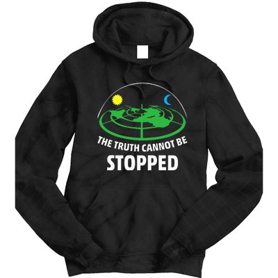 Flat Earther The Truth Cannot Be Stopped Tie Dye Hoodie