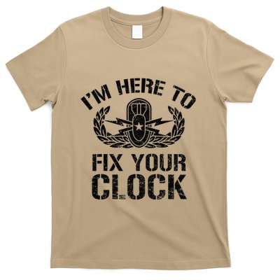 Funny Eod Tech Here To Fix Your Clock Bomb Disposal T-Shirt
