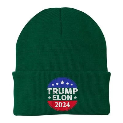 Funny Elon & Trump Vance For President 2024 Knit Cap Winter Beanie