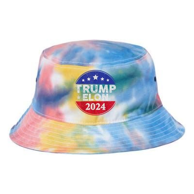 Funny Elon & Trump Vance For President 2024 Tie Dye Newport Bucket Hat