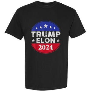 Funny Elon & Trump Vance For President 2024 Garment-Dyed Heavyweight T-Shirt