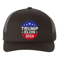 Funny Elon & Trump Vance For President 2024 Yupoong Adult 5-Panel Trucker Hat