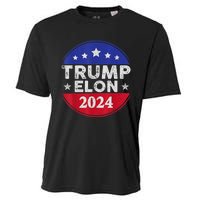 Funny Elon & Trump Vance For President 2024 Cooling Performance Crew T-Shirt