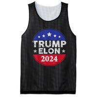 Funny Elon & Trump Vance For President 2024 Mesh Reversible Basketball Jersey Tank