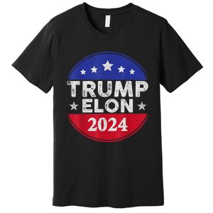 Funny Elon & Trump Vance For President 2024 Premium T-Shirt