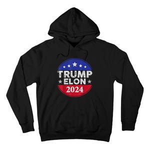 Funny Elon & Trump Vance For President 2024 Tall Hoodie